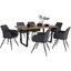 Esstisch Forster 180 - Eichefarben/Schwarz, MODERN, Holzwerkstoff/Metall (180/76/90cm) Esstisch Forster 180 - Eichefarben/Schwarz, MODERN, Holzwerkstoff/Metall (180/76/90cm)