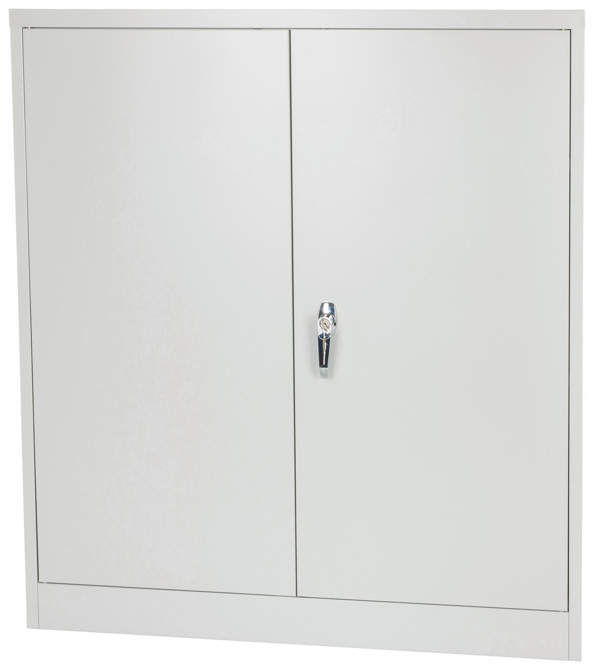 Aktenschrank Color As B: 90 Cm Hellgrau Abschließbar - Hellgrau, Basics, Metall (90/105/40cm) - MID.YOU