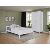 Einzelzimmer Vilmar Chilly Weiß 2-teilig - Weiß, MODERN, Holz - MID.YOU