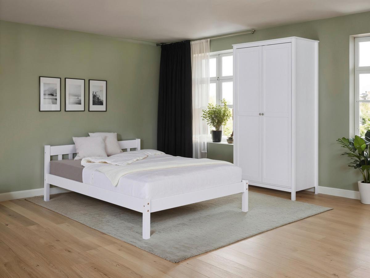 Einzelzimmer Vilmar Chilly Weiß 2-teilig - Weiß, MODERN, Holz - MID.YOU