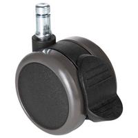 Bürostuhlrollen Rolo Stop Schwarz Ø 6,5 cm 5er-Set - Schwarz, Basics, Kunststoff/Metall (5/7/6,5cm) - MID.YOU