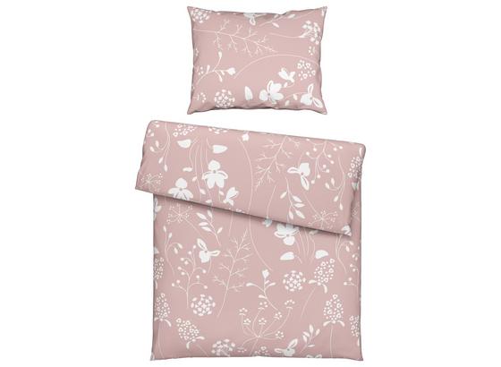 Povlečení Nina - růžová/světle šedá, Moderní, textil (140/200cm) - Mömax modern living Povlečení Nina - růžová/světle šedá, Moderní, textil (140/200cm) - Mömax modern living