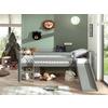 Spielbett Grau Lackiert 90x200 Cm - Grau, MODERN, Holz/Holzwerkstoff (90/200cm) - Vipack