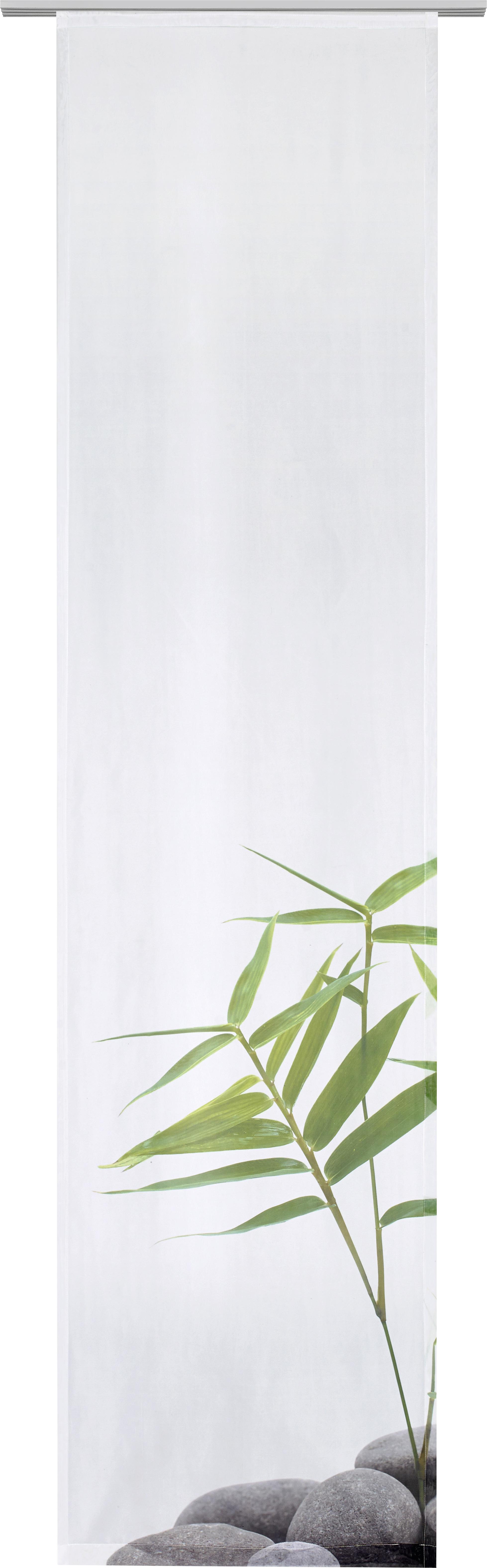 PANELOVÝ ZÁVES SPA - sivá/biela, Lifestyle, textil (60/245cm) - Modern Living