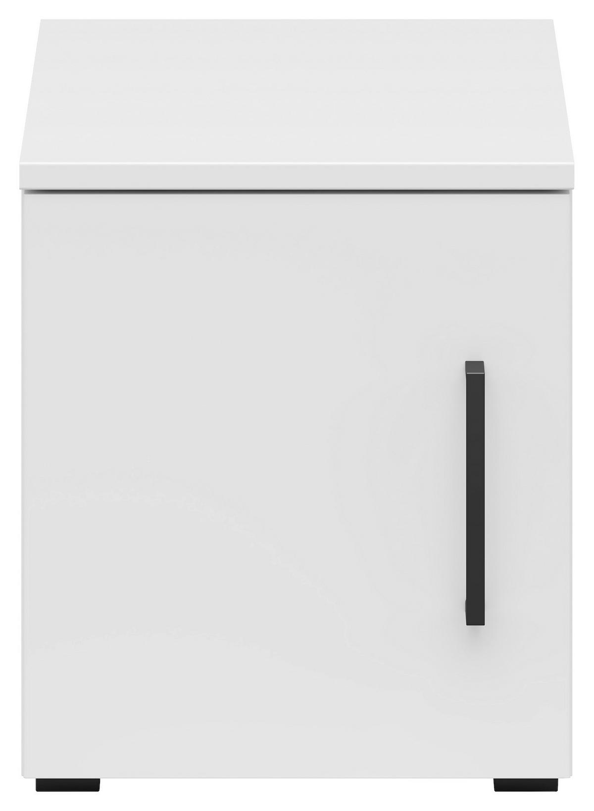 Nadstavec na skriňu MULTISTAURAUM š: 30cm - čierna/biela, Modern, kompozitné drevo/plast (30/35/40cm)