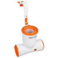 Skimmer 1050gal inkl. Filterpumpe 3.974 L/H 58469 - Orange/Weiß, MODERN, Kunststoff (3974l) - Bestway