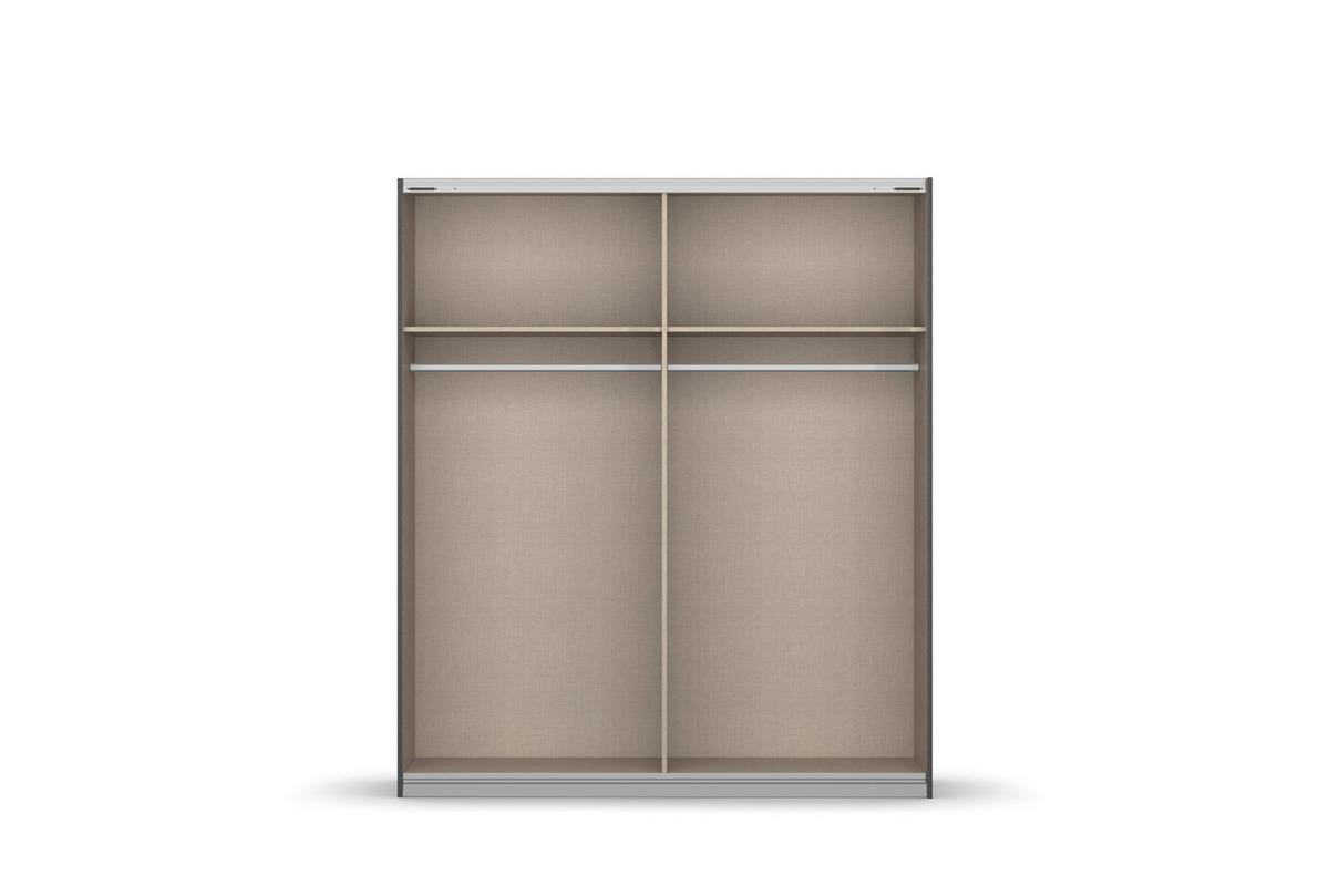 Schwebetürenschrank Subito - Weiß/Eiche Artisan, MODERN, Holzwerkstoff (181/197/61cm) - Rauch Möbel