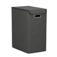 Koš na prádlo OXFORD 1 - černá, Moderní, kov/karton (25/40/50cm) - Mömax