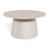 COUCHTISCH Santorini Grau/Beige L: 70cm - Beige/Schwarz, Design, Keramik/Metall (70/70/39cm) - MID.YOU