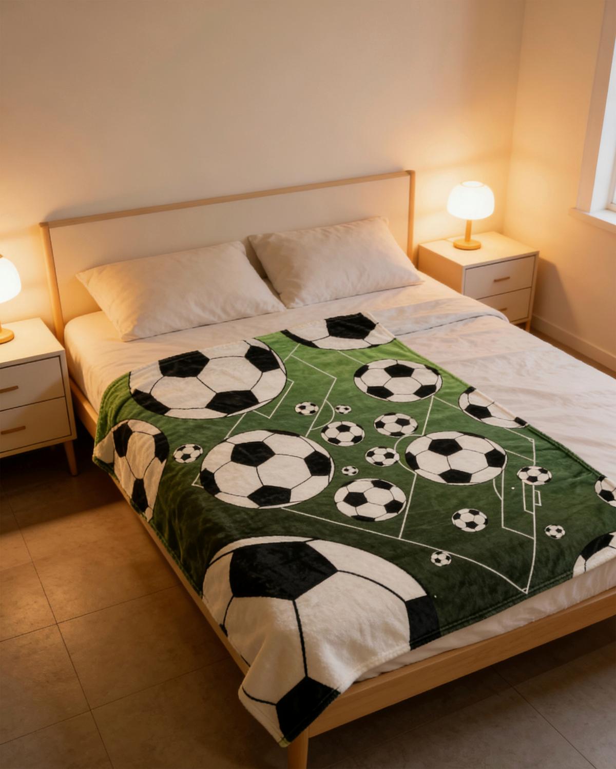 KUSCHELDECKE COZYBALL - Grün, MODERN, Textil (130/170cm) - Luca Bessoni