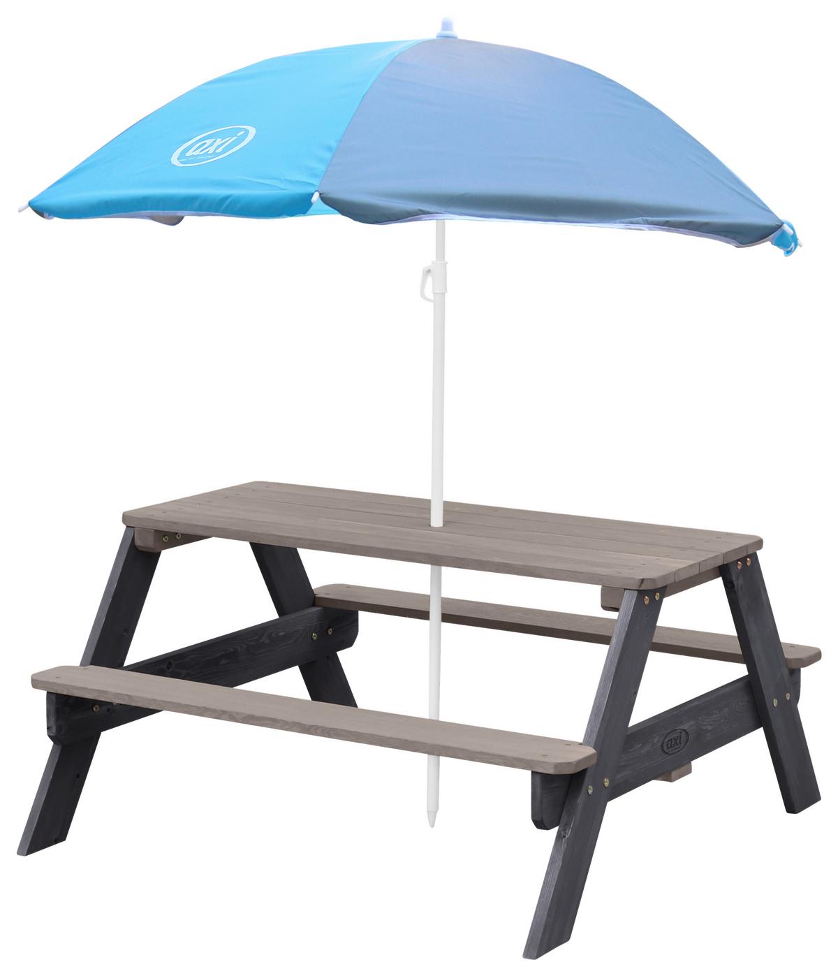 Kinder-gartenset A031.003.05 - Blau/Grau, KONVENTIONELL, Holz (97,7/48,7/95cm) - Ambia Garden