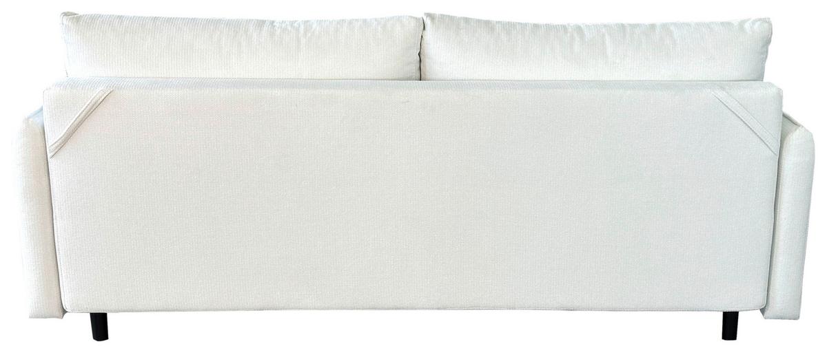 3-sitzer-sofa Mit Schlaffunktion Carine B: 216cm - Schwarz/Weiß, Design, Textil (216/96/102cm) - MID.YOU