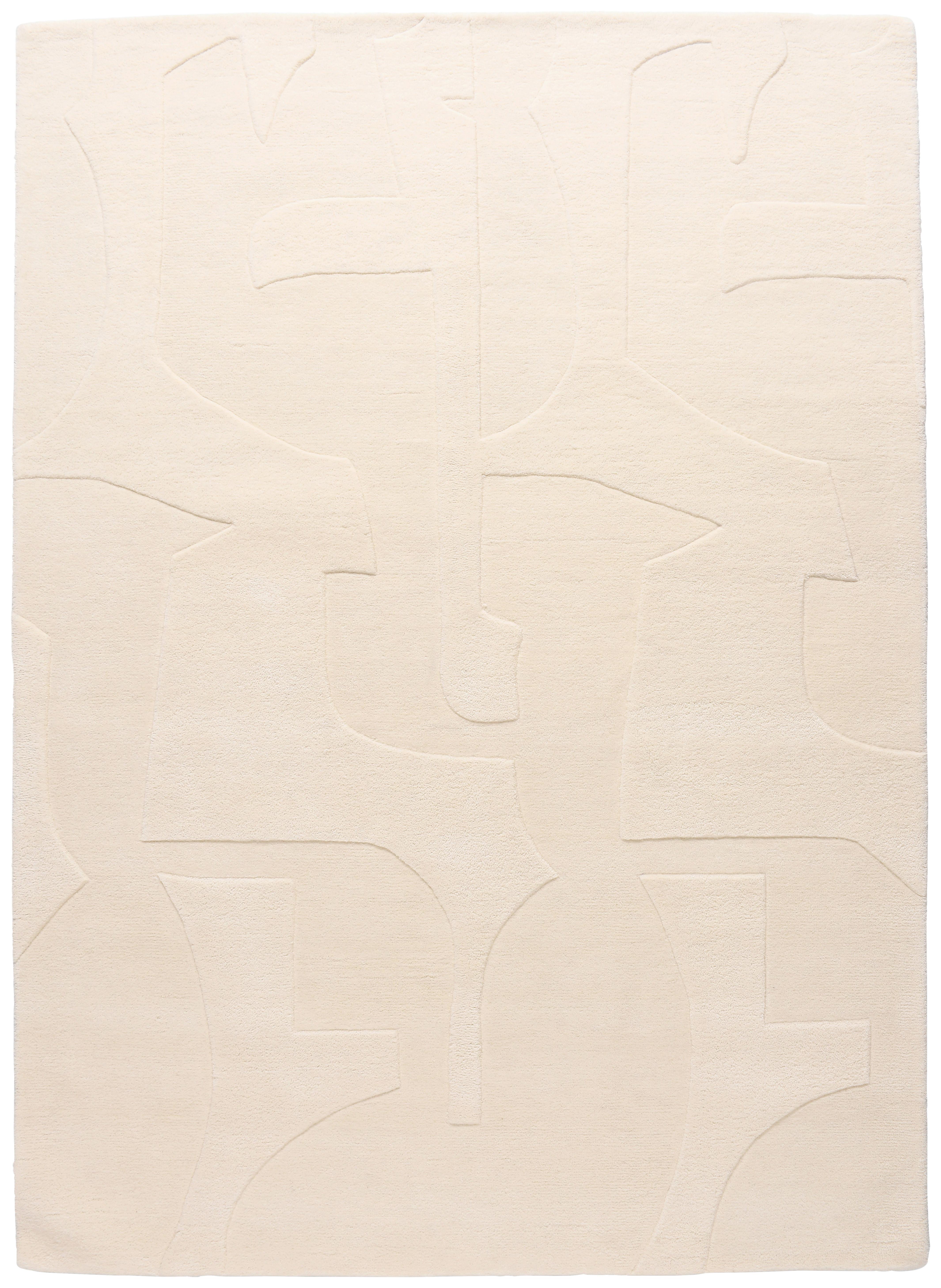 Wollteppich Bermudez Creme Weichteppich - Creme, Basics, Textil (160/230cm)