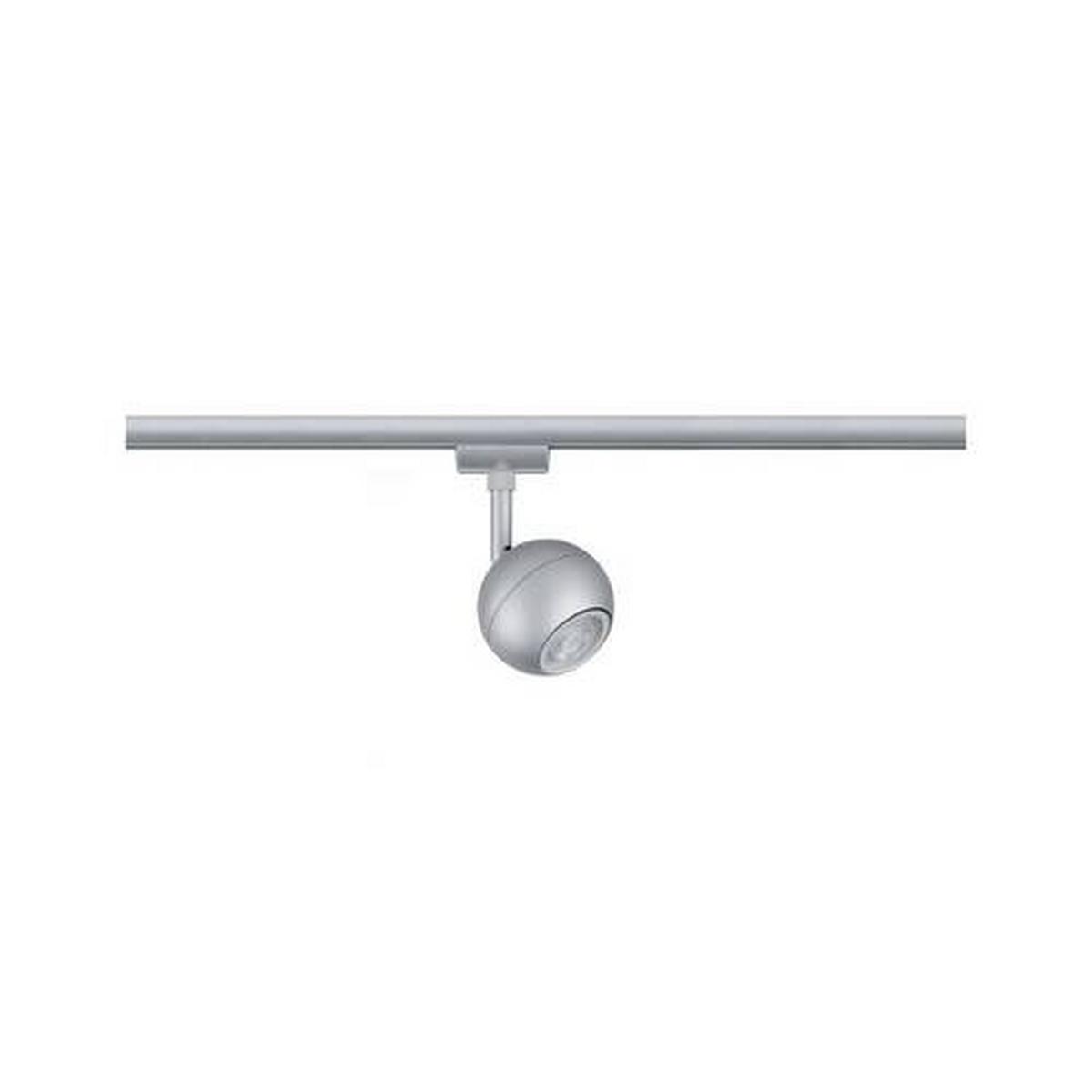 Schienensystem-Strahler 96988 Urail Tup - Chromfarben/Opal, Design, Metall (8,0/15,9cm) - Paulmann