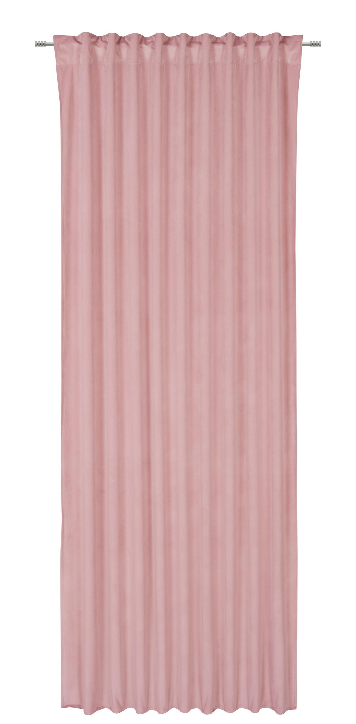 Hotový záves Bianca, 140/245cm, ružová - ružová, Konventionell, textil (140/245cm) - Modern Living