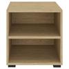 Regal Unit Elements Mini B: ca. 45,6 cm Eichefarben - Eichefarben/Schwarz, MODERN, Holzwerkstoff (45,6/44,8/40cm) - Ondega