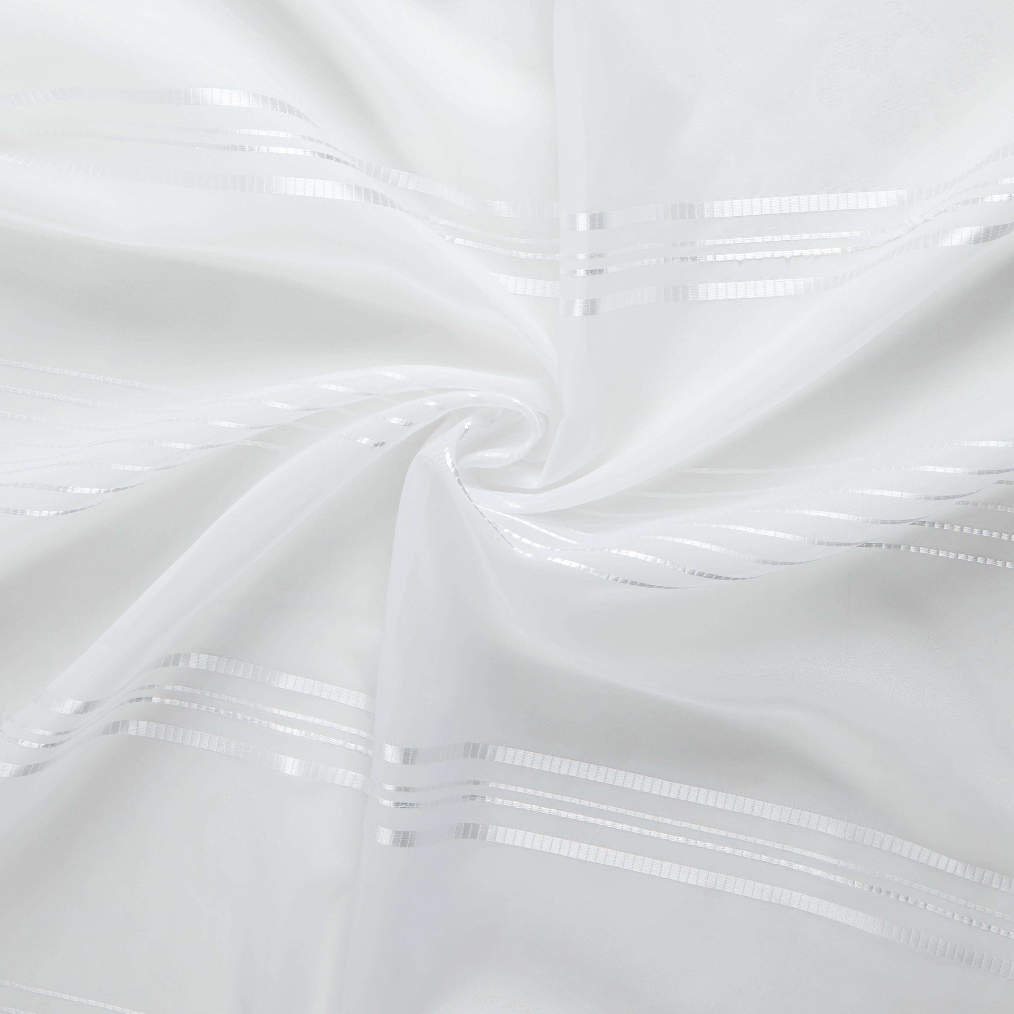 HOTOVÝ ZÁVĚS Louis, 140/245 cm - bílá, Konvenční, textil (140/245cm) - Modern Living