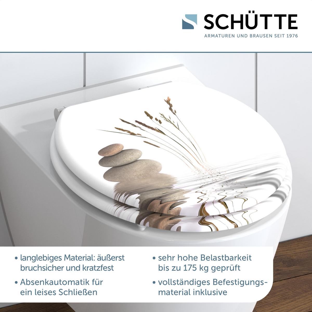 Wc-sitz Naturfarben Seemotiv Mit Absenkautomatik B: 43,5 Cm - Naturfarben, Design, Holzwerkstoff (43,5/5,5/37,5cm) - Schütte
