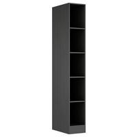 Regal Meran B: 30 cm Grau - Grau, LIFESTYLE, Holzwerkstoff (30/200/60cm) - Held