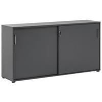 Aktenschrank Versperrbar Serie 1500 Anthrazit B: 160 Cm - Anthrazit, KONVENTIONELL, Holzwerkstoff (160/84,2/41cm) - MID.YOU