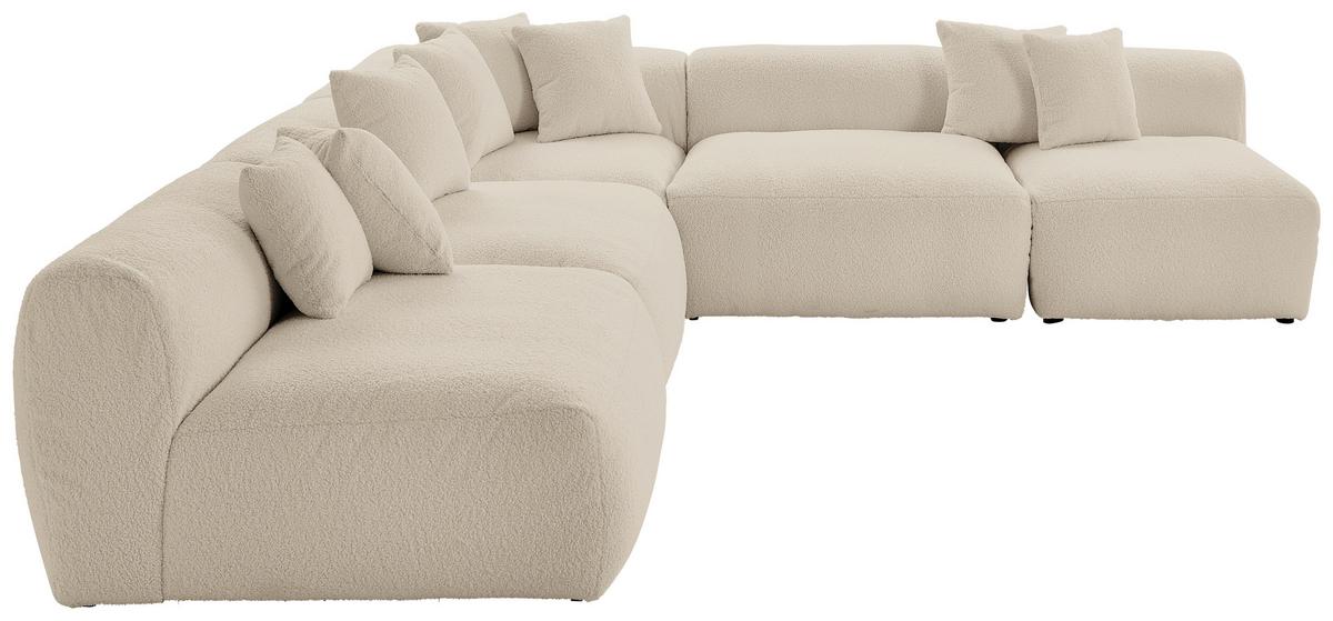Ecksofa Bloom Beige - Beige, Trend, Textil (315/300cm) - Livetastic