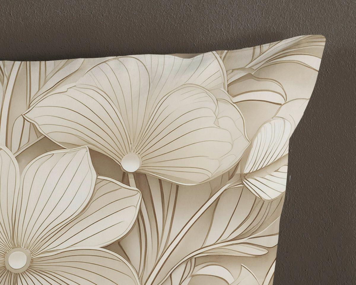WENDEBETTWÄSCHE ARTDECO - Taupe/Sandfarben, Basics, Textil (140/200cm)