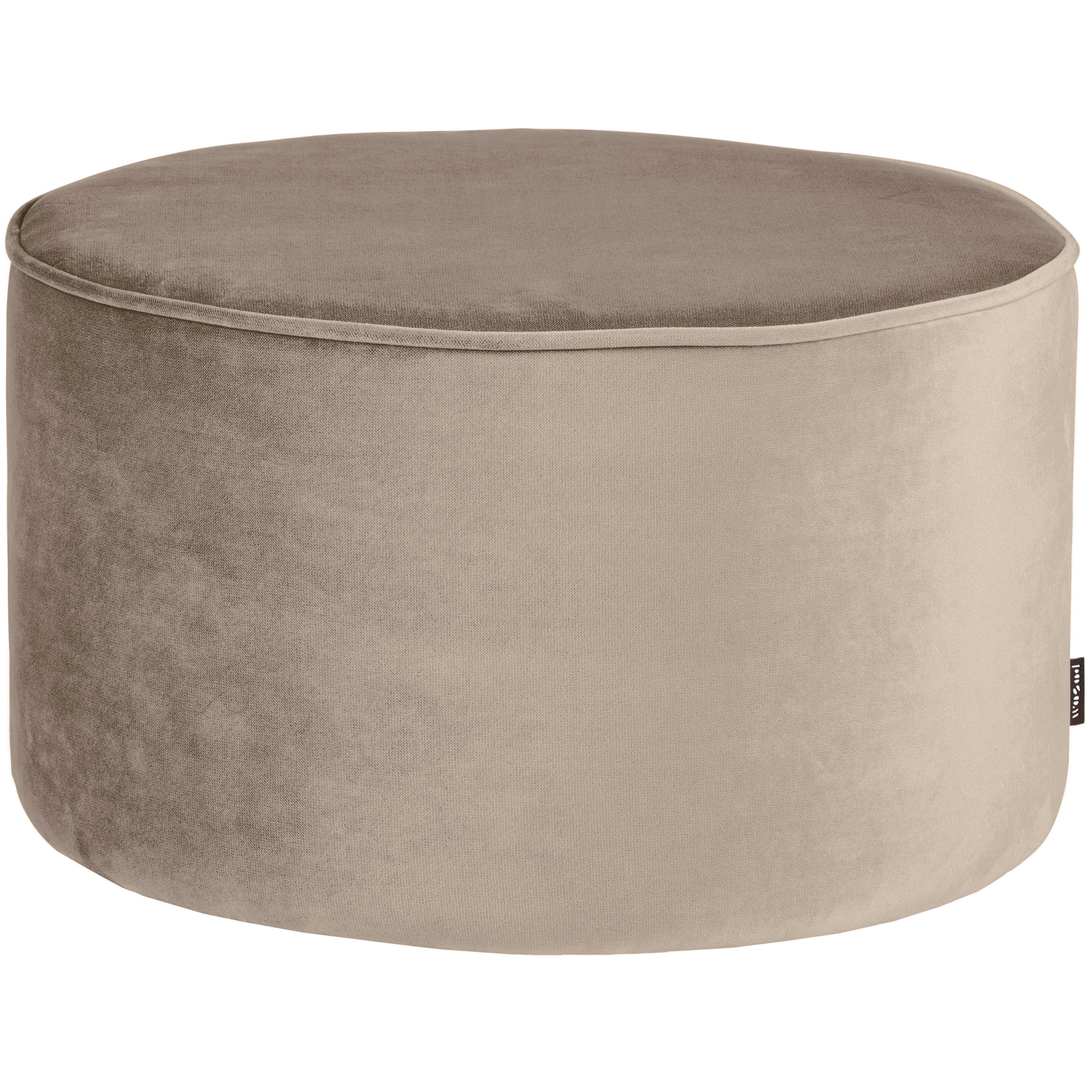 Hocker Sara Khaki B: 60cm - Khaki, Design, Textil (60/36/60cm) - Livetastic