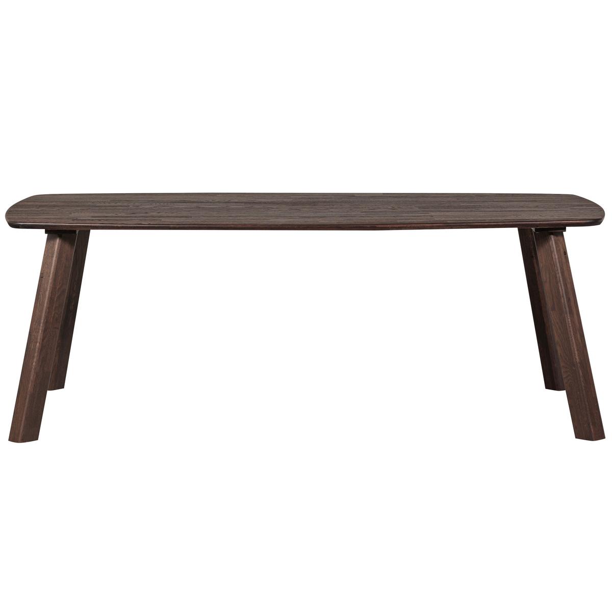 Esstisch Jouw Unieke Dunkelbraun L: 220 cm - Dunkelbraun, Design, Holz (220/100/74cm) - Livetastic