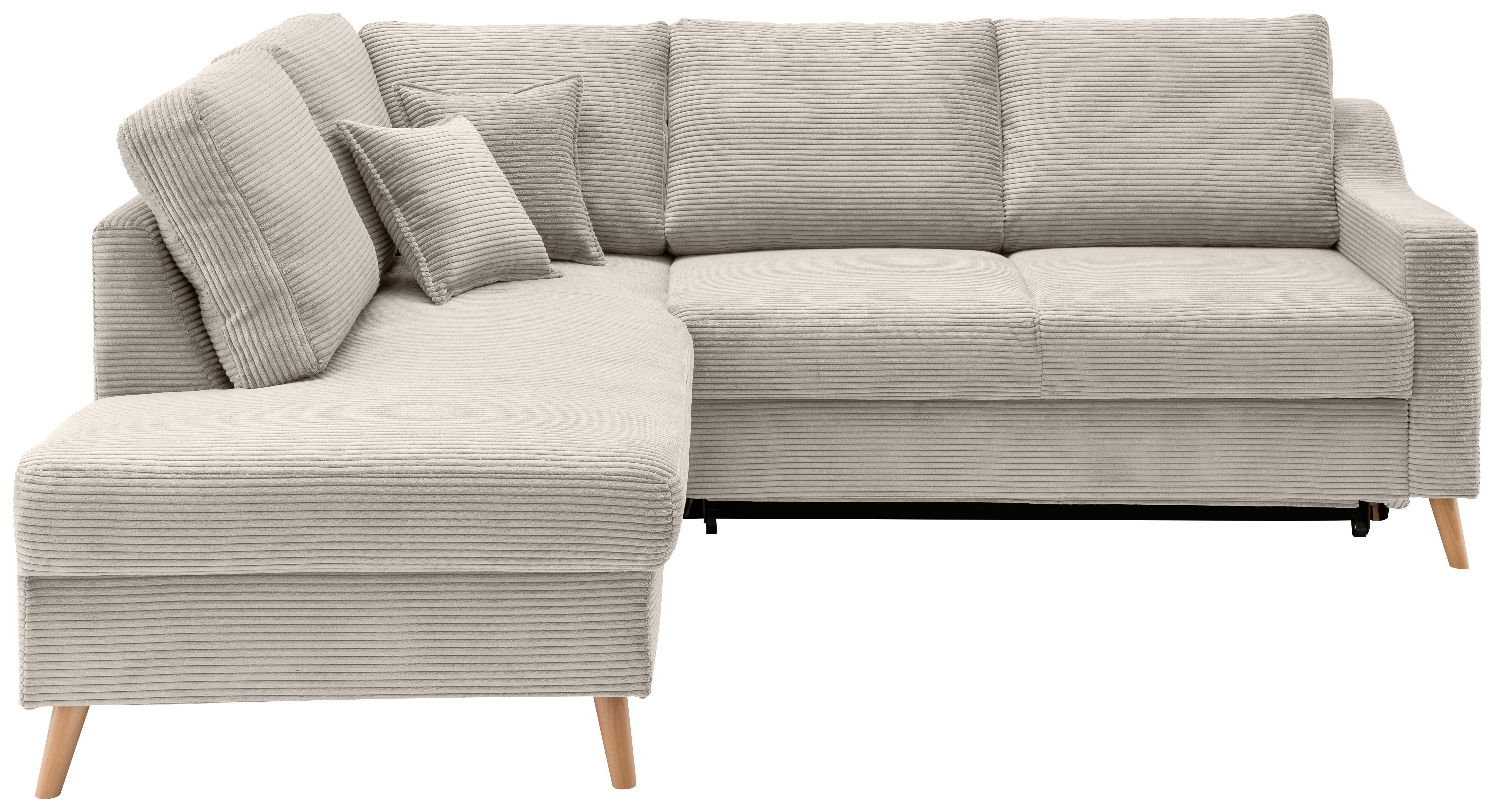 Ecksofa Valentina Beige S: 200x230 Cm - Beige/Naturfarben, MODERN, Textil (200/230cm) - Livetastic
