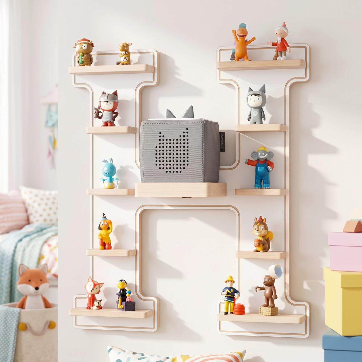 Kinderregal Boarti Weiß B: 46 cm - Weiß, MODERN, Holzwerkstoff (46/54/19cm) - Livetastic