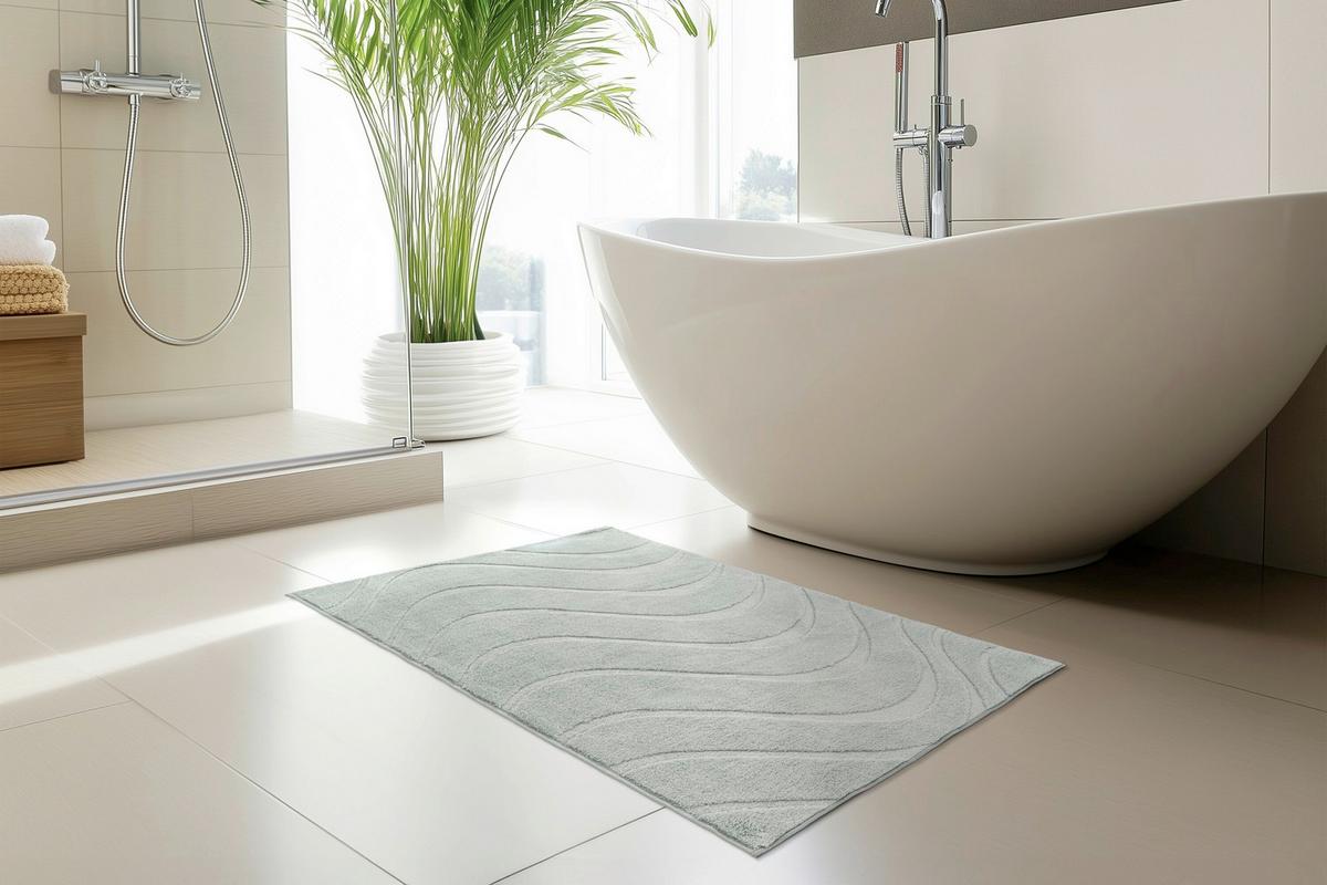 Badematte Ocean Touch Grün - Basics (67/110cm) - Kayoom