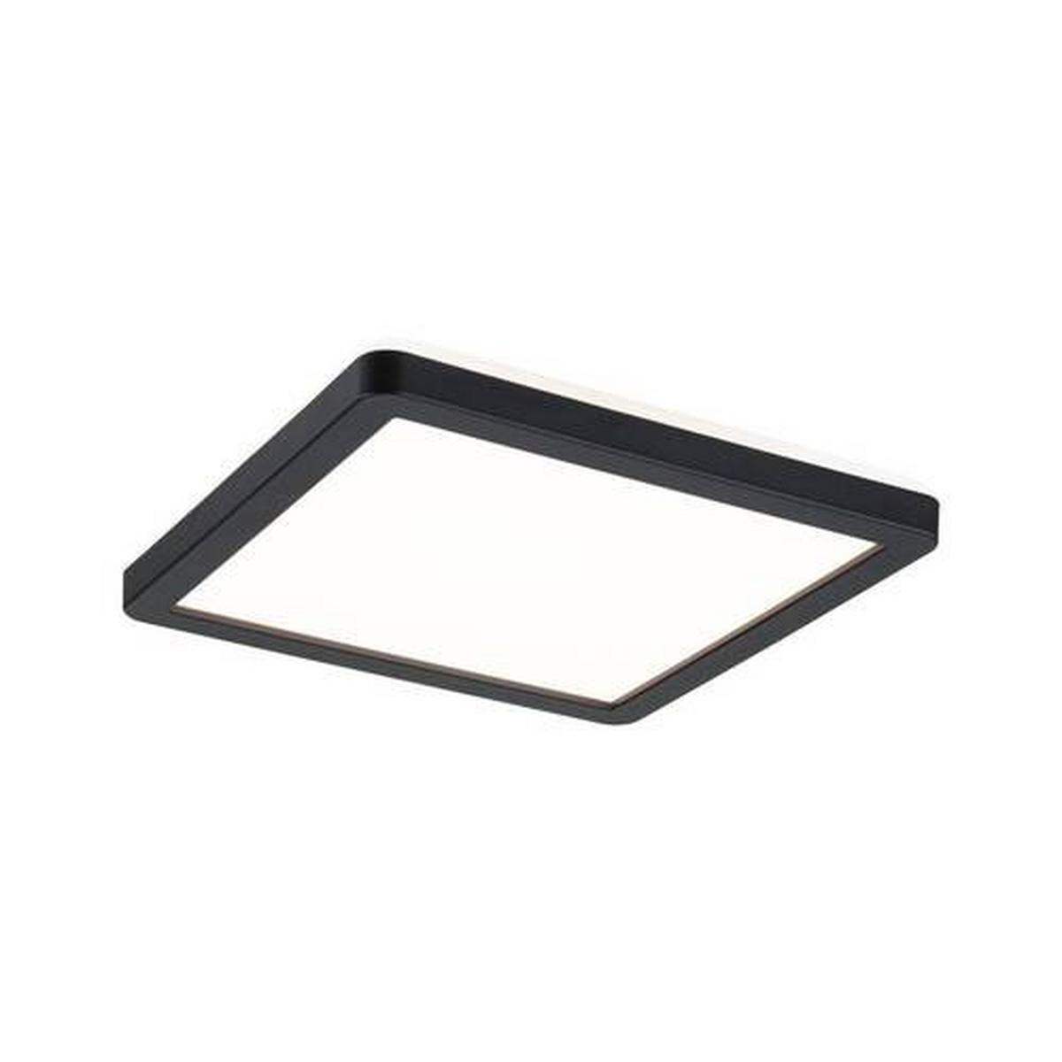 Led-paneel L: 19 Cm Mit Schwarzem Rahmen - Schwarz, Basics, Kunststoff (19/19/2,8cm) - Paulmann