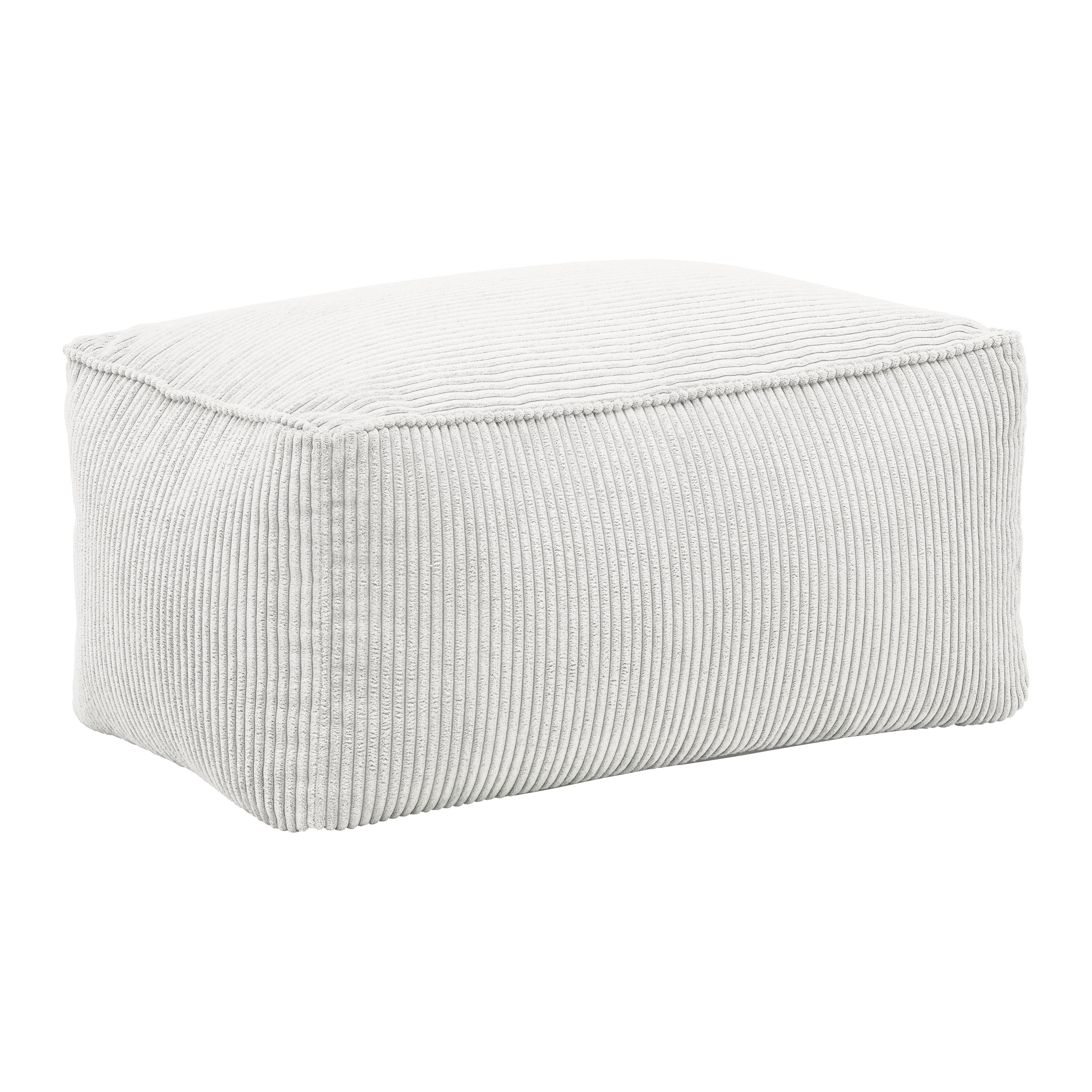 Taburetka CAROLINE, béžový menčester, max. 80 kg - béžová, Modern, textil (80/38/50cm) - Mömax