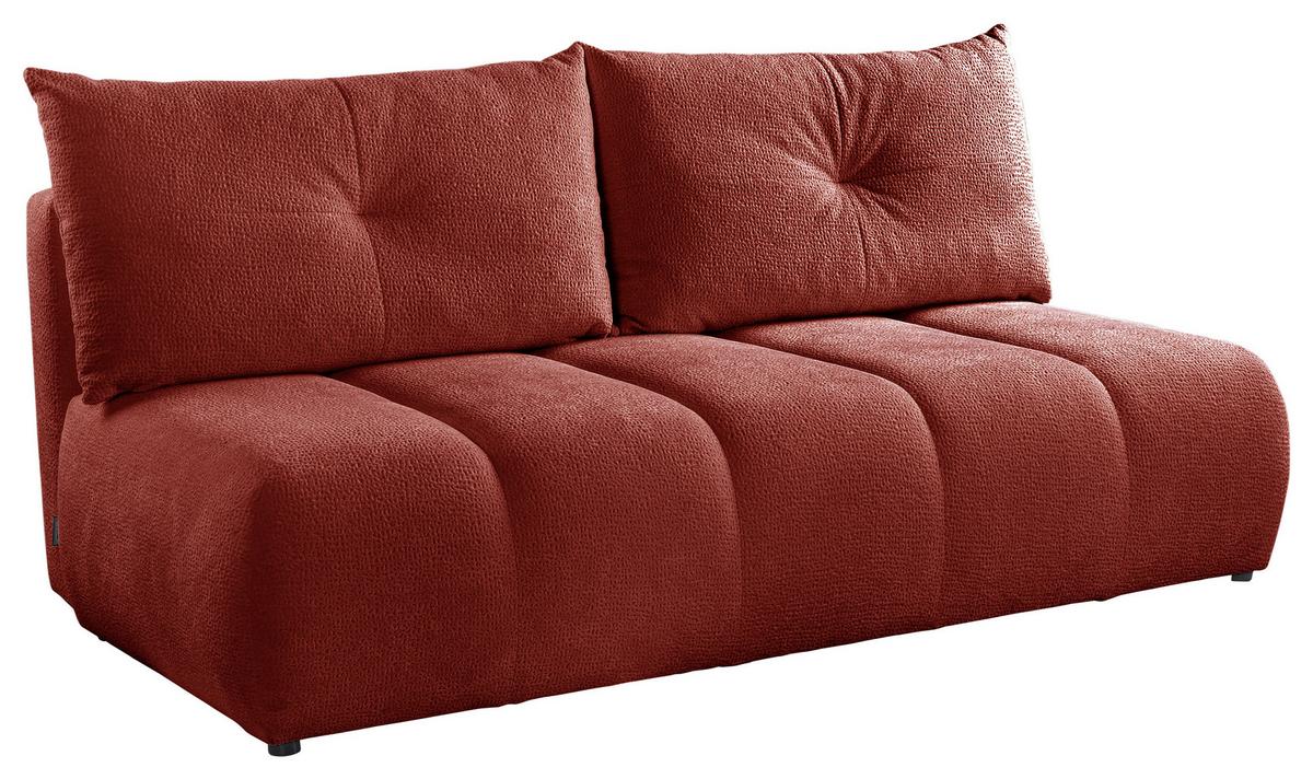 Schlafsofa Milo, Kupferfarben B: 209 Cm - Creme/Schwarz, Design, Holz/Holzwerkstoff (209/100/103cm) - MID.YOU