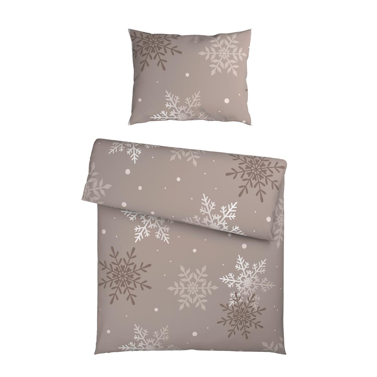 BETTWÄSCHE NORDPOL - Taupe, MODERN, Textil - Luca Bessoni