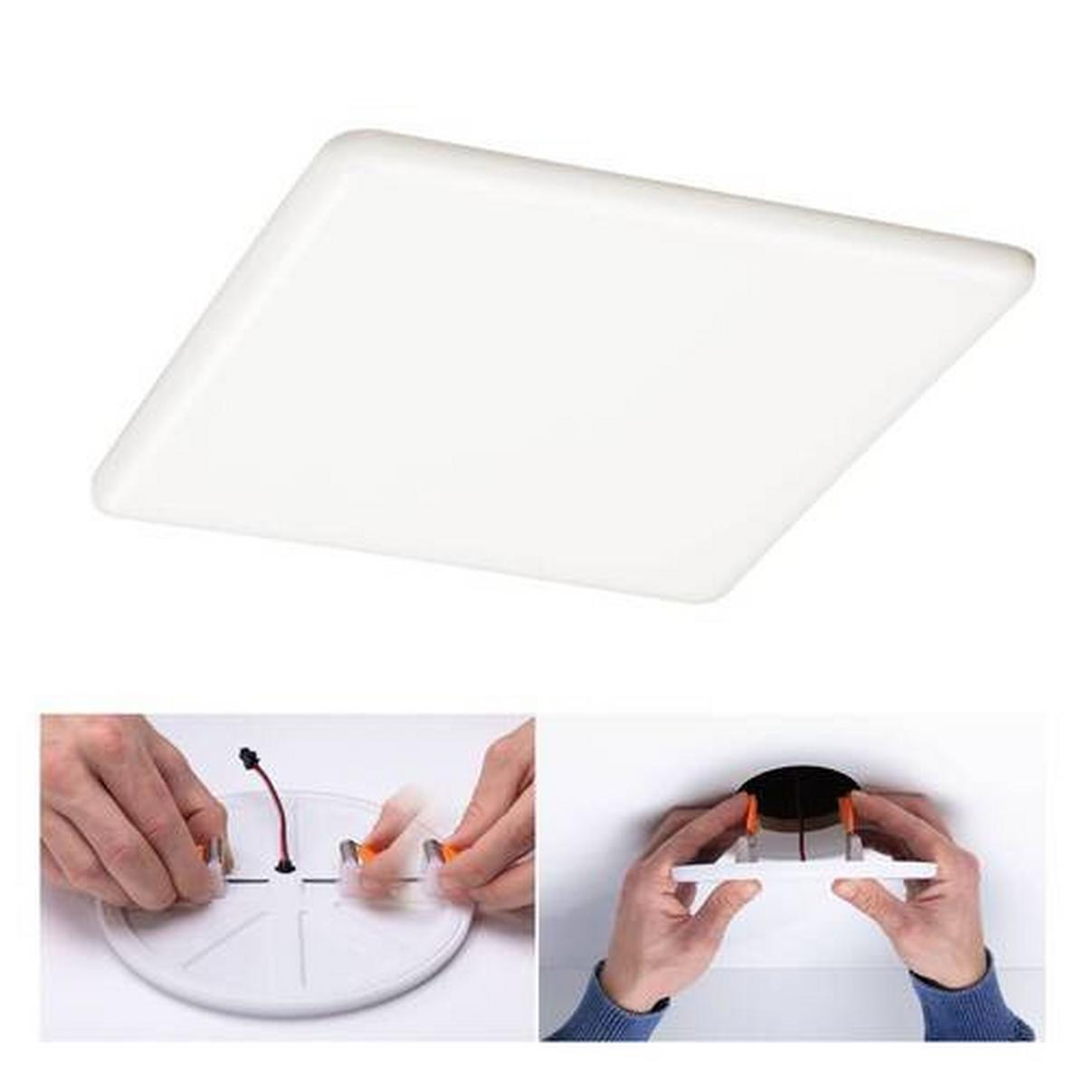 Led-paneel L: 21,5 Cm Dimmbar - Basics, Kunststoff (21,5/21,5cm) - Paulmann