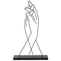 SOCHA HELIN - čierna, Basics, kov (18/35/6cm) - Modern Living