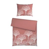 POSTEĽNÁ BIELIZEŇ NOA - biela/staroružová, textil (140/200cm) - Mömax