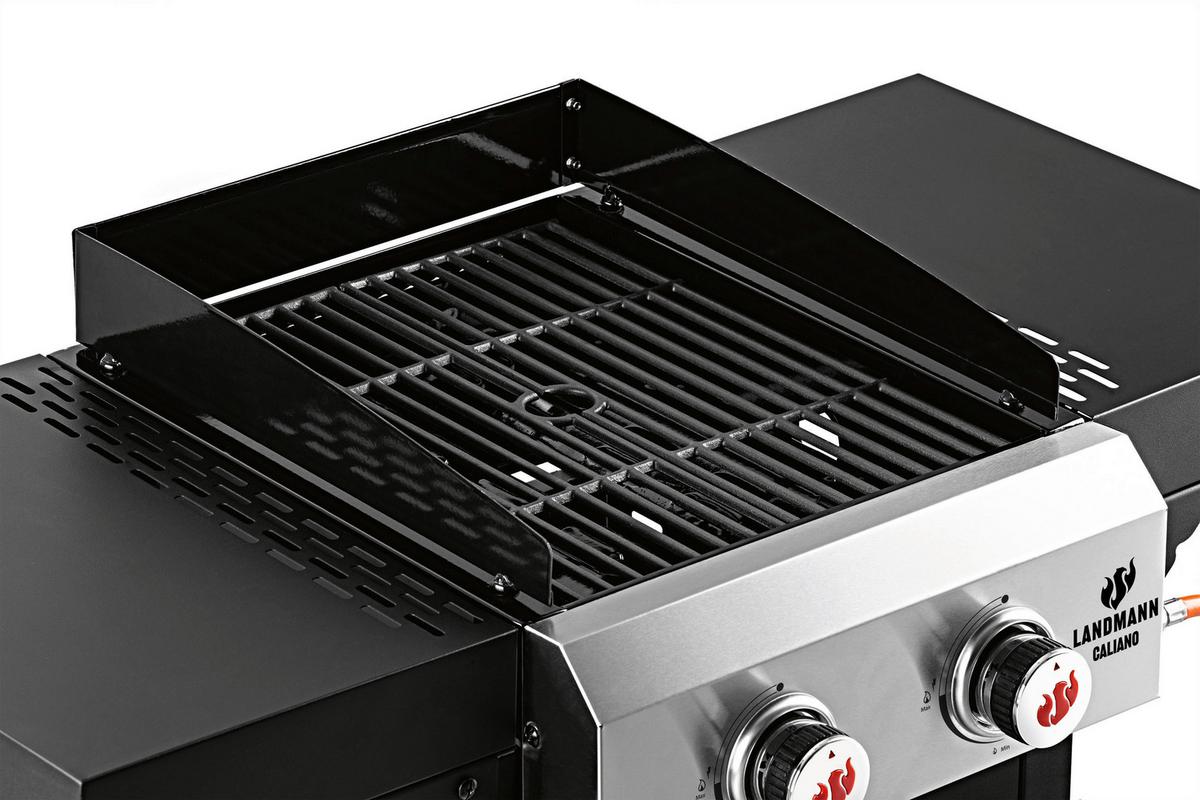 Gasgrill Landmann Gasgrill Caliano 2.0 - Chromfarben/Schwarz, Basics, Metall (98/58/105cm)