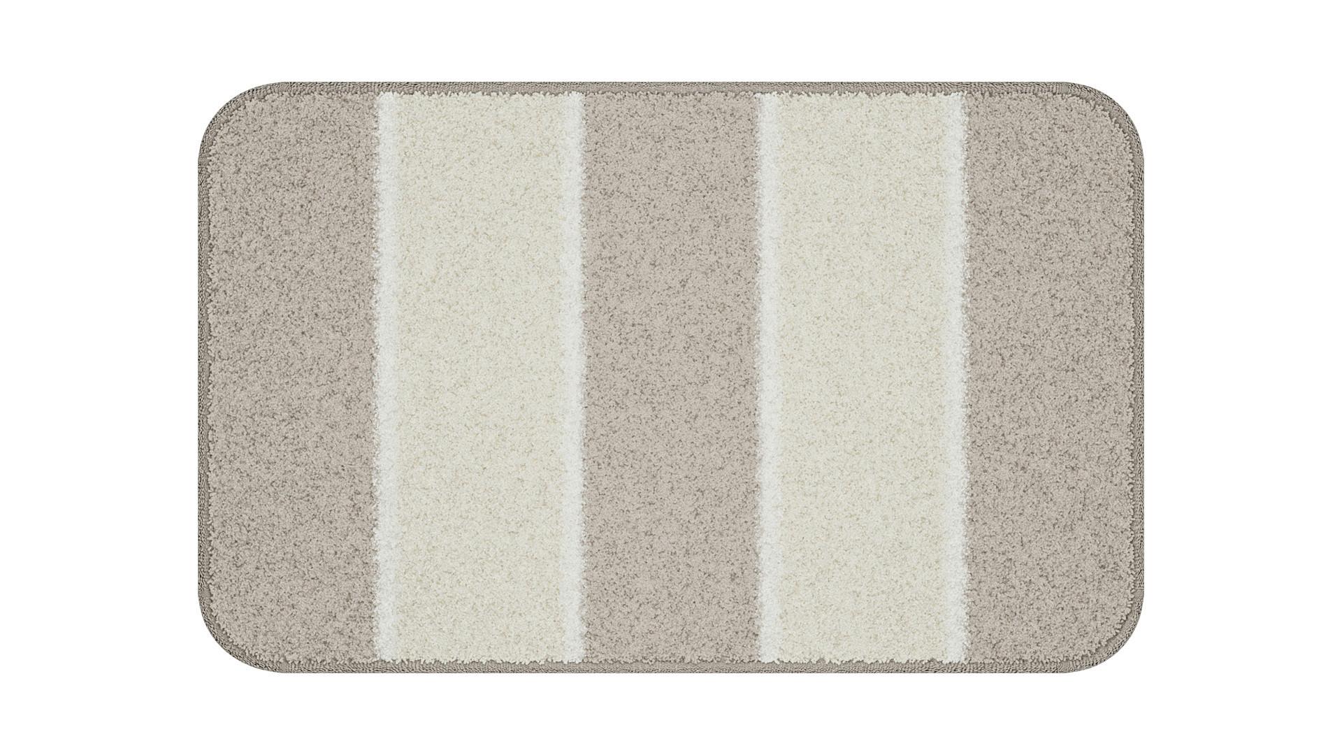 Badematte Waymore - Beige, Basics, Textil (50/80cm) - Grund