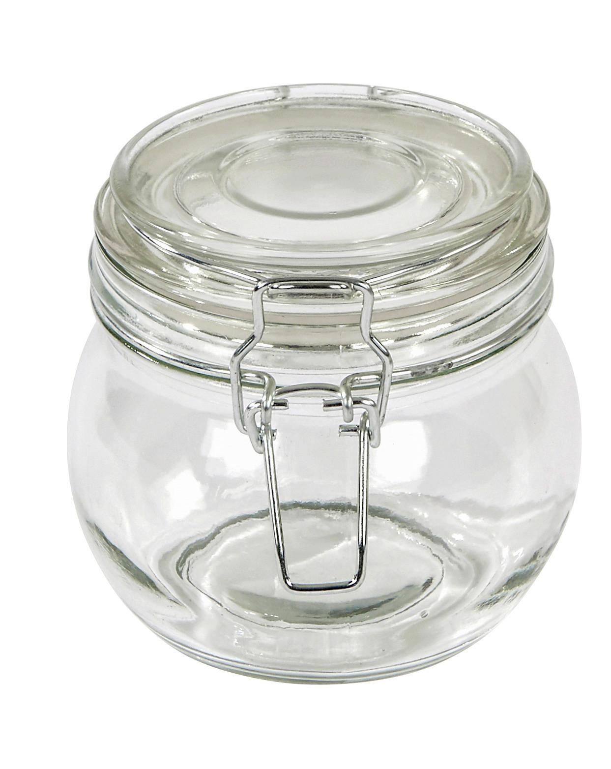 Einmachglas Ilonka Ca. 0,45 L, Mit Bügelverschluss - KONVENTIONELL (11/10,5cm) - Luca Bessoni