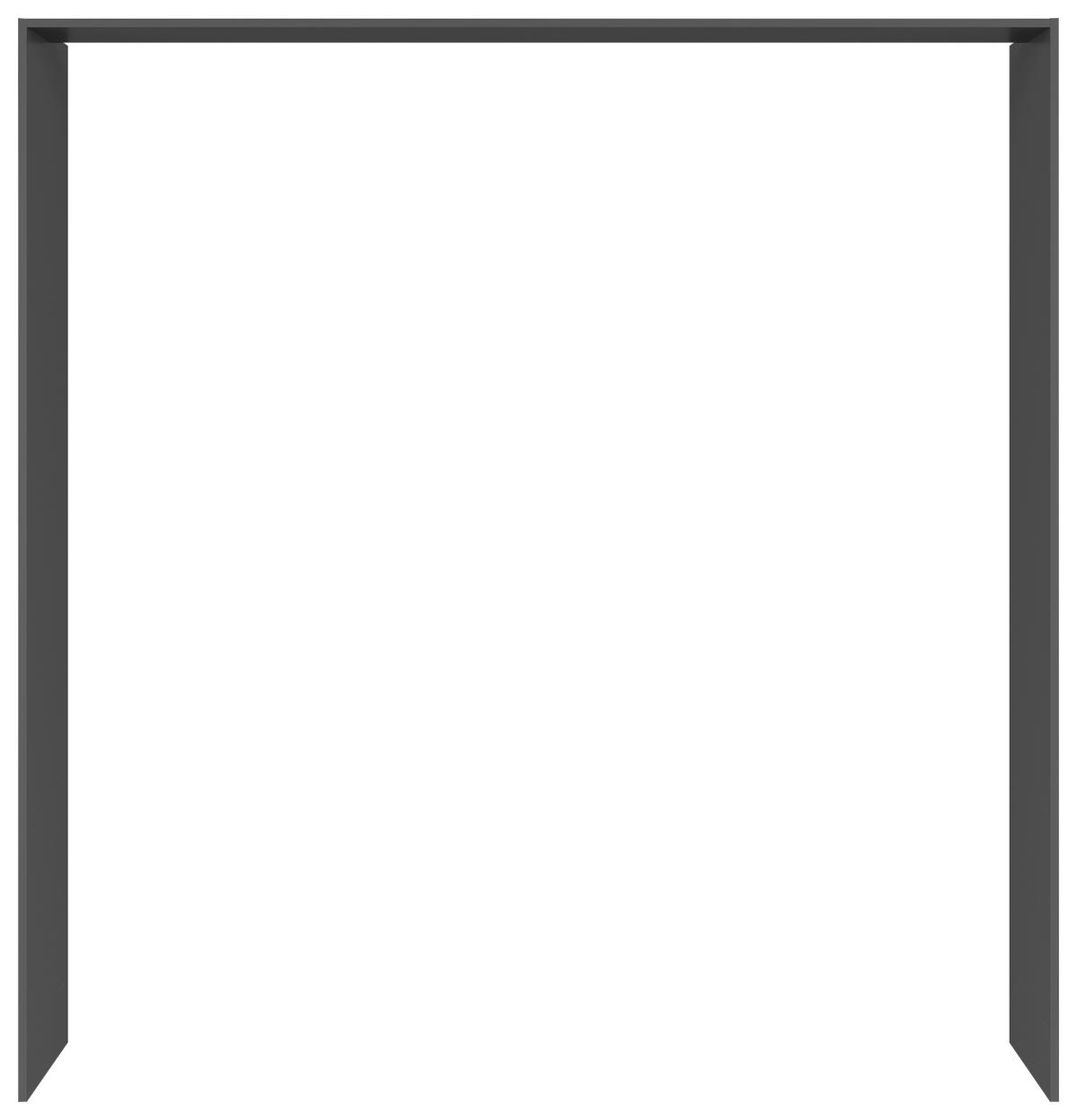 Paspartový rám, šírka 214 cm ku kuchyni MILINO SMALL - grafitová, Basics, kompozitné drevo (213,7/222,7/58,5cm) - Visiona