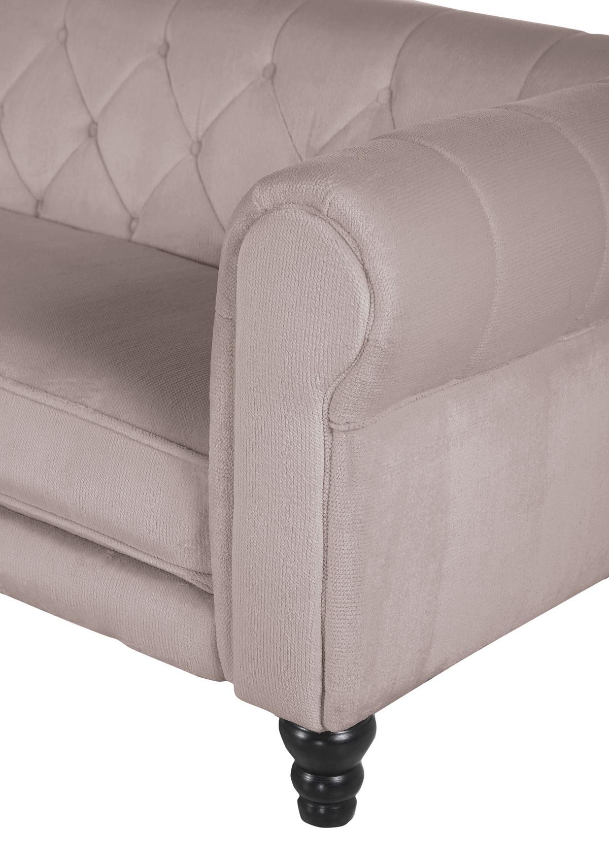 Ecksofa Jonte Beige S: 160x260 Cm - Dunkelbraun/Beige, Design, Textil (160/260cm) - MID.YOU