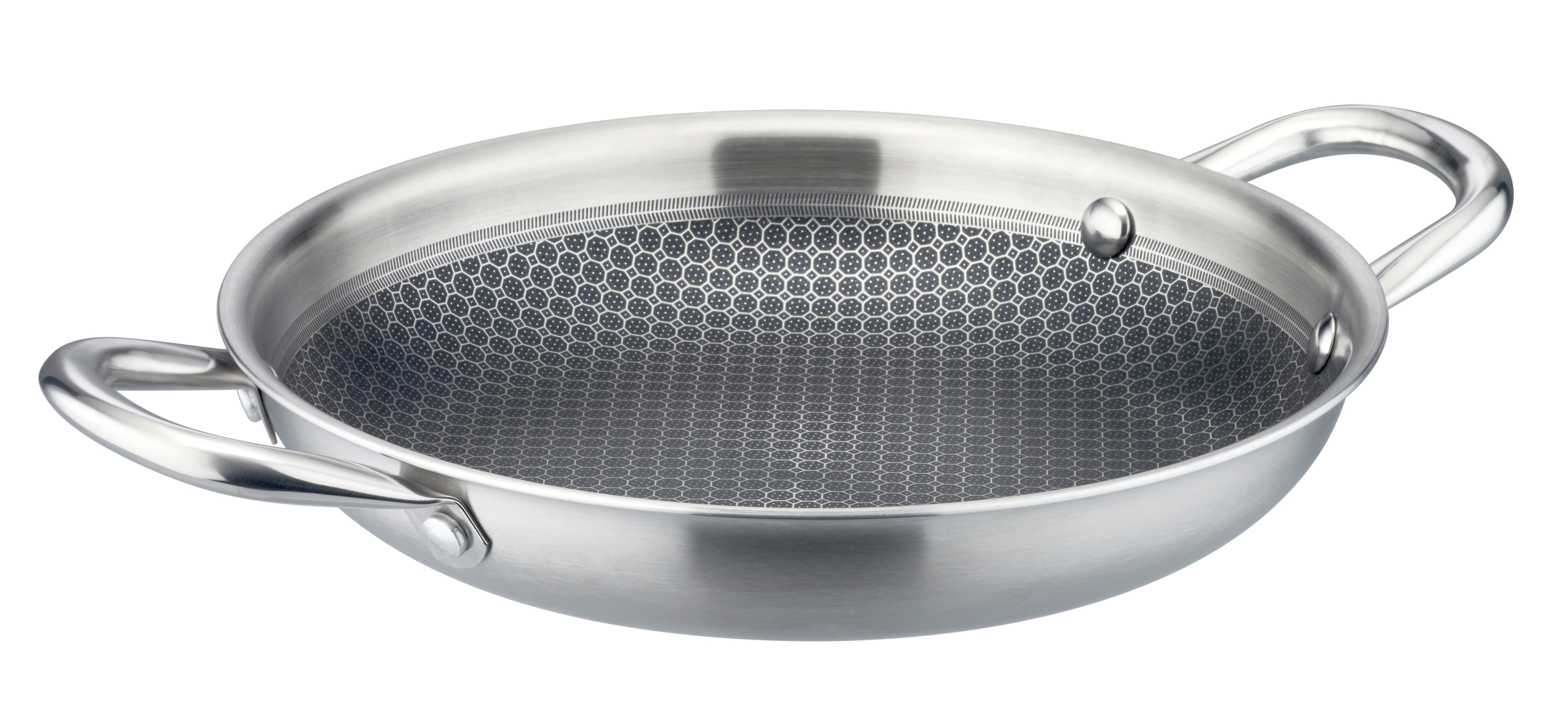 Inoxxa Black Servierpfanne Edelstahl, 18/8, Ø 24cm - Edelstahlfarben, Basics, Metall (24cm) - GSW