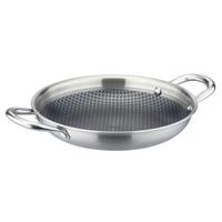 Inoxxa Black Servierpfanne Edelstahl, 18/8, Ø 24cm - Edelstahlfarben, Basics, Metall (24cm) - GSW