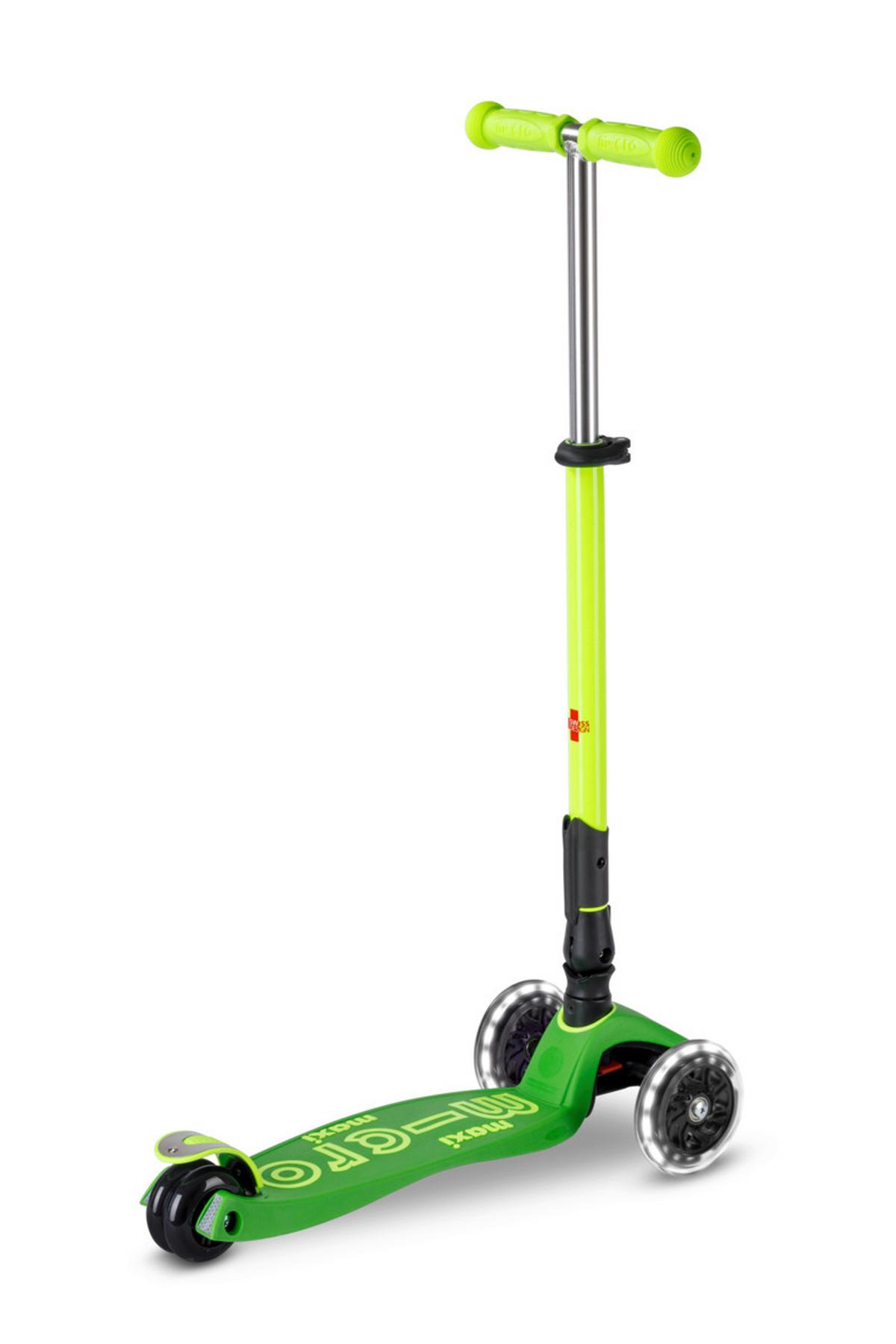 Kinderscooter Grün Mmd229 Maxi Foldable Green - Grün, Basics, Kunststoff (57/26,5/67-91cm) - Micro Mobility