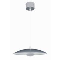 Led-hängeleuchte Oslo H: 125 Cm - Silberfarben, Design, Metall (34/125cm) - Näve