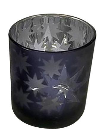 Teelichtglas Nadine - Lila, KONVENTIONELL, Glas (7/8cm) - Luca Bessoni