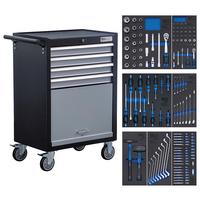 Werkstattwagen Azubi 4 Laden Anthrazit/grau B: 68 Cm - Anthrazit/Grau, Basics, Metall (68/101,4/45,8cm)