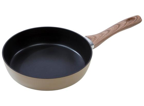 Bratpfanne Lucy Ø 28 cm - Schlammfarben/Schwarz, Metall (28/6,3cm) - James Wood Bratpfanne Lucy Ø 28 cm - Schlammfarben/Schwarz, Metall (28/6,3cm) - James Wood
